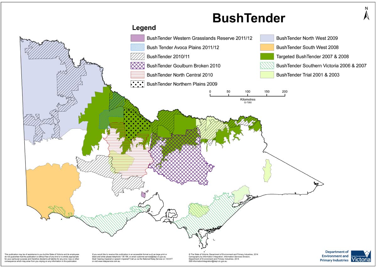 BushTender Map