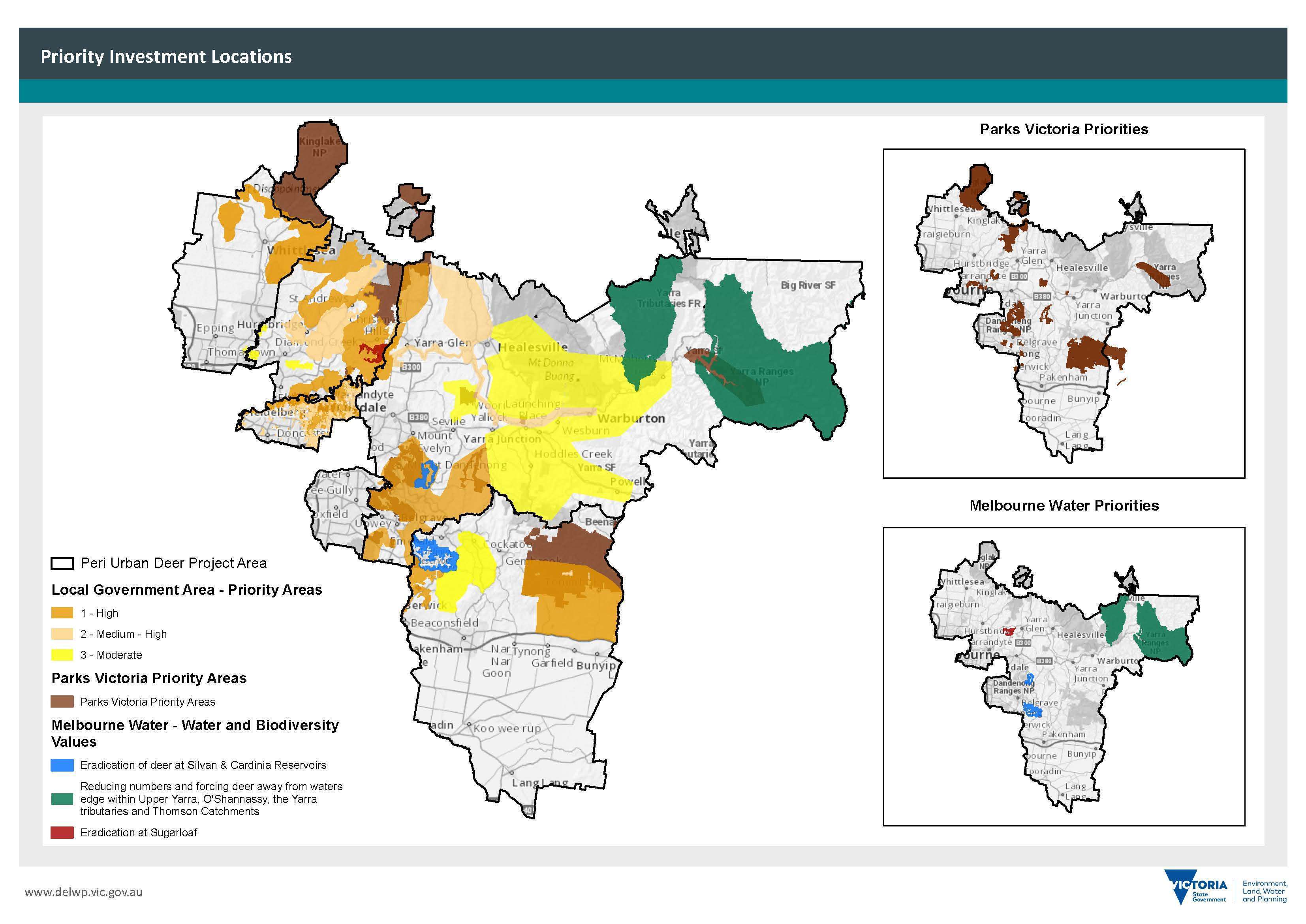 Peri-urban priority areas map