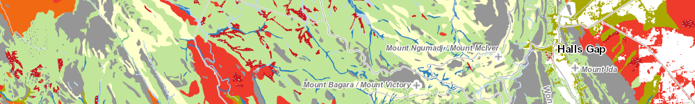 Map showing the EVC dataset as various pixelated colours
