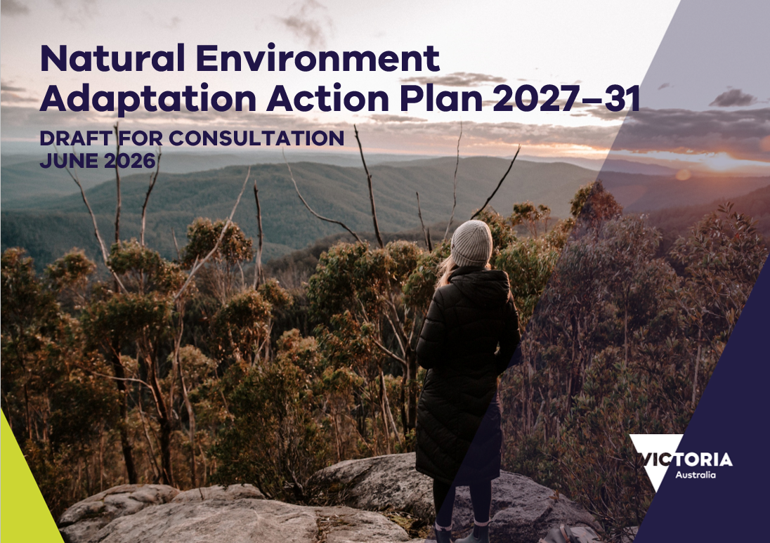 Image of front page of Draft Natural Environment Adaptation Action Plan 2027-31