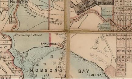 Plan of Melbourne, 1853