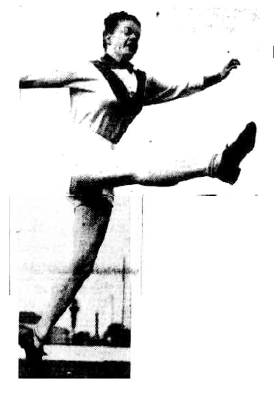 The women played football in high heels in 1947